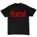 FERAL ESSENTIALS TEE | BLACK AND RED