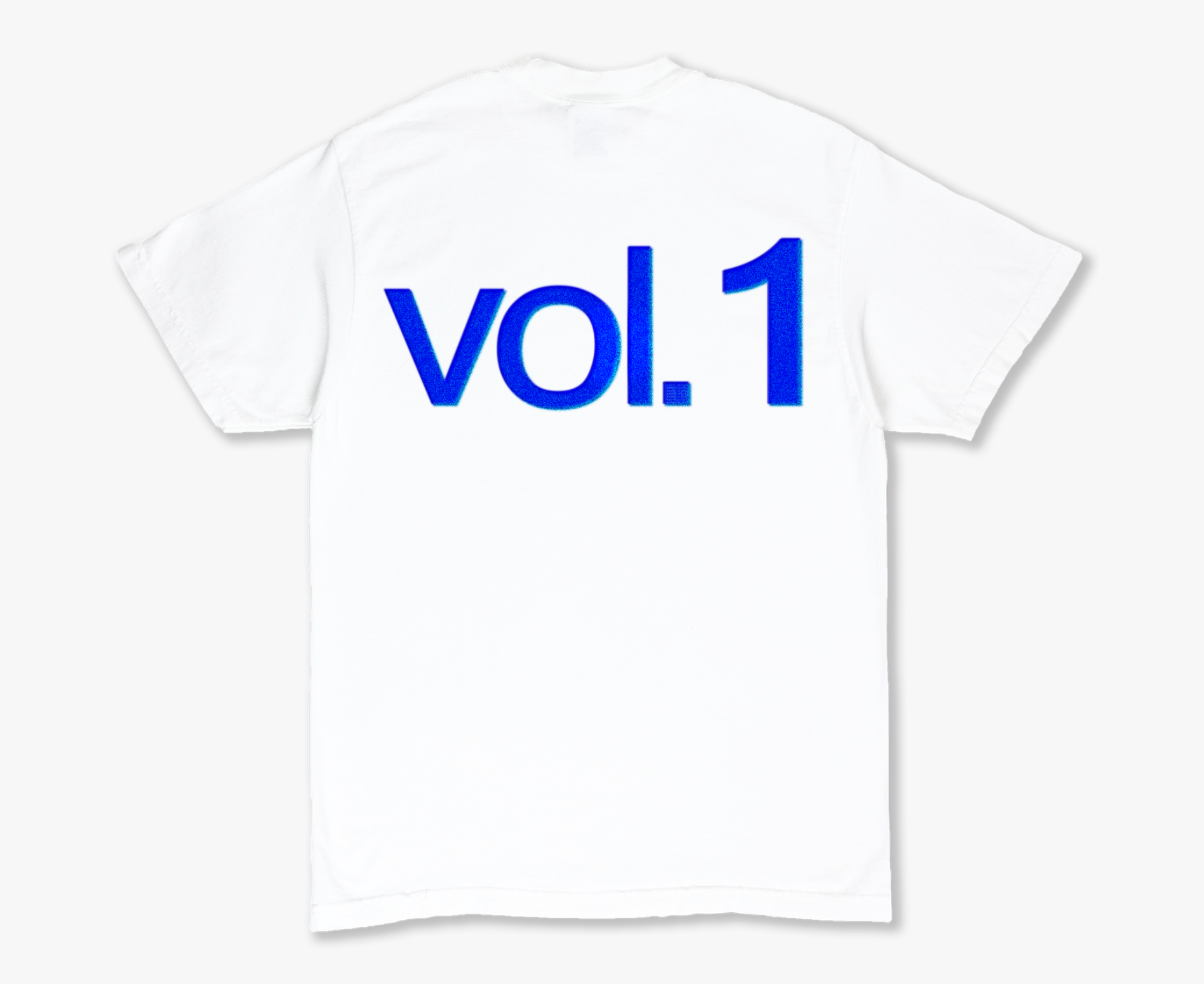 THE YEARN ESSENTIALS TEE | WHITE AND BLUE